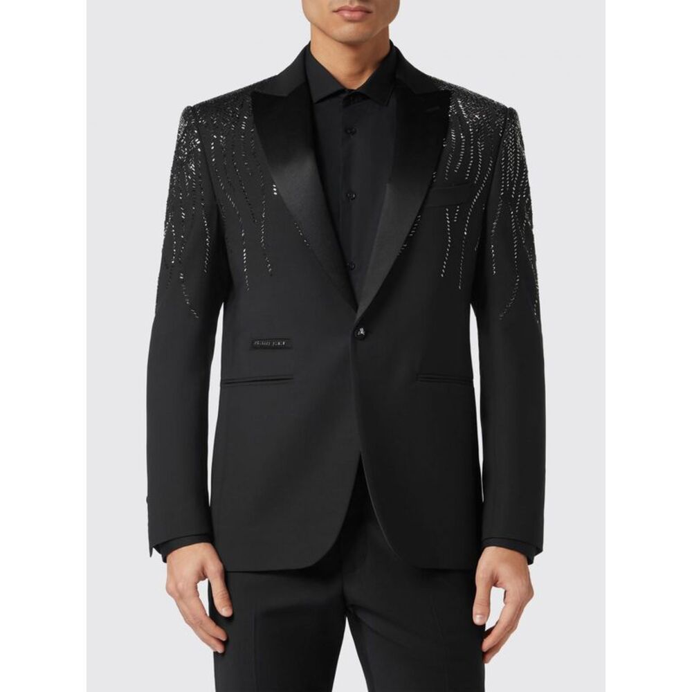 Philipp Plein Blazer Men Black